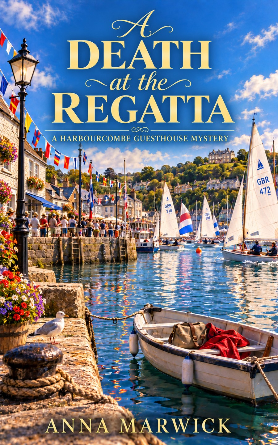 Cover of A Death at the Regatta by Anna Marwick